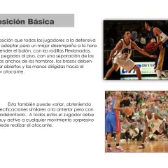 Jugadores de baloncesto en posición defensiva, listos para el picanrol.