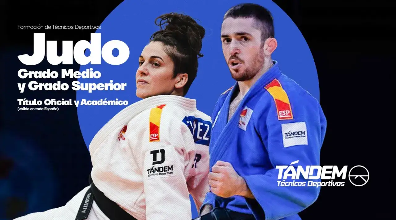Judo: obtén tu título oficial y académico de técnico deportivo nivel 1 equivalencia. Formación de Grado Medio y Superior.